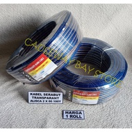 TRANSPARENT STRING CABLE 2 X 80 100Y ALISCA