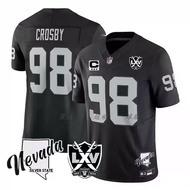NFL Rugby Jersey Las Vegas Raiders 98 #Crosby 89#BOWERS