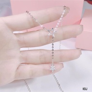 Women's silver necklace - Silver cage necklace 925