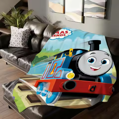 Cartoon cute T-Thomas And F-Friends Blanket For Sofa Office Bed Plane Travel Sleep Read Relax Campin