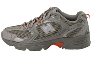 New Balance NB 530 繫帶 網布合成革防滑耐磨防水透氣 低幫跑步鞋 男女同款 灰橙