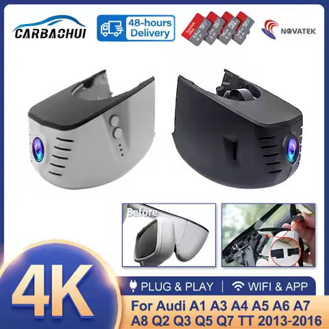 DVR for 2013-2016 Audi A1 A3 A4 A5 A6 A7 A8 Q2 Q3 Q5 Q7 Q8 RS S S5 S8 SQ5 SQ8 TT, Wifi Dash Car Cam 
