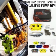 YAMAHA LC135 4S V1-V9 EGO'S SRL115 SR110 GP4 FRONT CALIPER + BRACKET 220MM 267MM LC V8 BRAKE PUMP DI