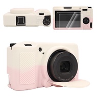 GR III Case/GR IIIx Case,Silicone Case for Ricoh GR III/Ricoh GR IIIx Camera Case with 2PCS Screen P