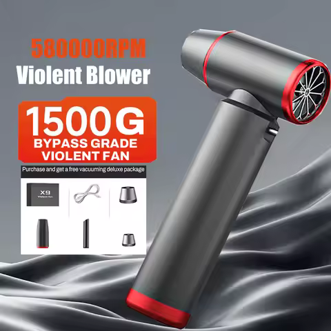 X9 Violent Blower Handheld Turbo Jet Fan 53mm Brushless Powerful 1500G Thrust Highpower Duct Fan Tur