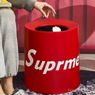 Tong sampah ruang tamu Tong sampah besar untuk bilik tidur Tong sampah kapasiti besar Gaya moden rin
