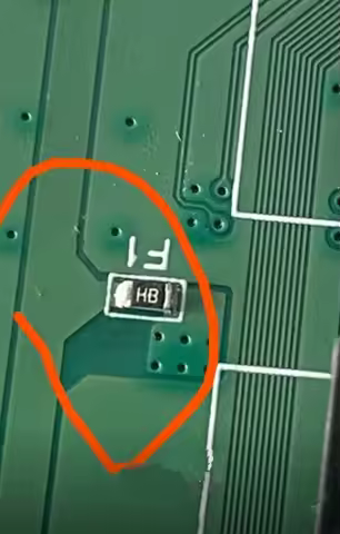 20X Fuse F1 F2 Mother Board For EPSON T50 L110 L120 L210 L350 L805 R330 L1300L850 L655 L800 mainboar