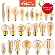 Vitange E12 E14 E27 LED Edison Bulbs 1W 2W 3W 4W 6W 8W LED Filament Bulb C7 T22 C35 A19 G40 G80 ST45