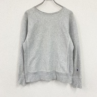 Champion Reverse Weave 運動衫/運動鞋，無壓紋，灰色，M 碼，古著