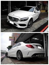 SAVE認證，2015年式BENZ C250 AMG Line珍珠白 總代理