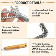 【Latest model】3Pieces Fryer Cleaning Tools,Stainless Steel Deep Fryer Cleaning Tools,Basket Fryer Br