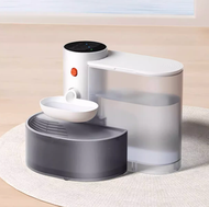 創新貓狗飲水器 傾倒式設計 飲水機 無線自動飲水器 - 白色