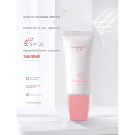 💋ReadyStock💋HANMIAO  freckle sunscreen, waterproof/moisturizing/sunscreen spf23/melaquin cream/beaut