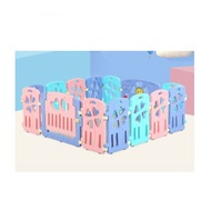 14 PANELS Baby Kids Playard Children Play Fence Plastic Playard Pagar Bayi Pagar Keselamatan Kanak-K