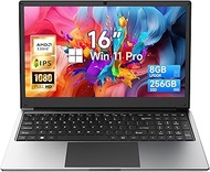 16 inch Laptop Computer,8GB RAM 128GB SSD Storage Laptop PC,with AMD A9 Processor(up to 3.2GHz),IPS 