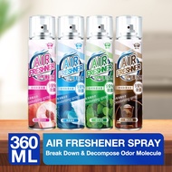 XL 360ml Air Freshener Spray Toilet Fresher Spray Odor Removal Spray Air Refreshener
