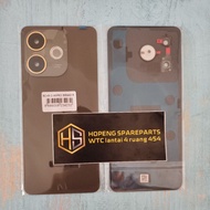 Backdoor bekdor backcover back cover Oppo A5 pro brown/black plus camera lens ring