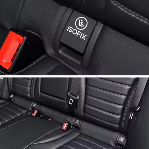 Car Rear Child ISOFIX Switch 2059200513 Rear Child Seat Safe ISOFIX Cover for Mercedes C Class W205 