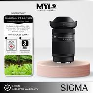 Sigma 20-200mm f/3.5-6.3 DG Contemporary Lens - SI202003563E for For Sony A7IV | A7MK IV | A7MK 4 | 