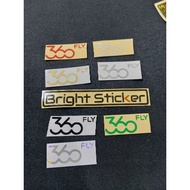 360 FLY STICKER HELMET VISOR STICKER MOTORCYCLE CUTTING STICKER