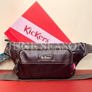 Kickers Waist Bag Original Genuine Leather Male Female Unisex 78806 78805
