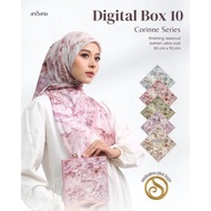 Ansania: Corinne Series Square Plate Hijab | Ultra veil | 110cm x 110cm | Lasercut Lasercut