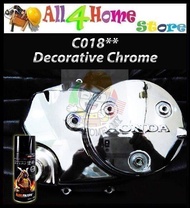 C018# SAMURAI Spray Paint Premium Series - Decorative Chrome