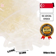 [SG FREE 🚚]100Pc Empty Hard Gelatin Capsule Medicine Capsule Transparent Empty