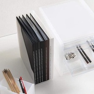 日本squ+ SOFFICE日製A4文件收納架(寬型)-3入