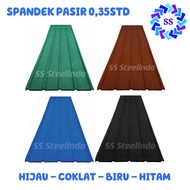 Terlaris ATAP BAJA RINGAN SPANDEK PASIR MERAH-HITAM-BIRU-HIJAU-COKLAT