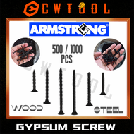 500/1000PCS ARMSTRONG GYPSUM SCREW /BLACK SCREW FOR METAL AND WOOD 1",11/2", 2"