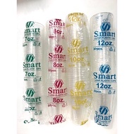 50pcs Plastic Cup Clear Pinoy Cup 7oz 8oz 10oz 12oz 16oz