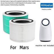 Fits Sterra Mars Air Purifier Replacement 2-in-1 Activated Carbon &amp; HEPA Filter-Hihoelar