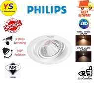 PHILIPS 7W POMERON DIMMABLE LED EYEBALL 59556 RECCESSED SPOT
