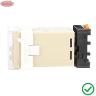 XUESHAN Time Relay, DH48S‑2Z 220V Digital Time Relay, Precision Timing with Socket Base 0.01S-99H99M