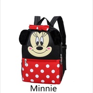 Cartoon Mickey Minnie Mouse Backpack Bag Galas Student School Beg Beg sekolah kartun