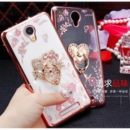 Xiaomi Redmi Note 2 3 Diamond Case Cover Casing + KT Ring Holder Stand