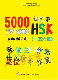 Sách - 5000 từ vựng HSK (cấp độ 1 - 6)