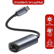 Hub chuyển từ Type C sang RJ45 2.5Gbps Choetech HUB-R02 (Hàng chính hãng)