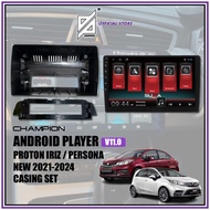 Proton Iriz / Persona New 21-24 SUMA 10" Inch Player + Casing (Set) Mirrorlink Android 9.0 GPS WORLD
