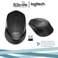 Logitech M331 Silent Plus Wireless Mouse, 2.4 GHz with USB Nano Receiver, 1000 DPI Optical Tracking,