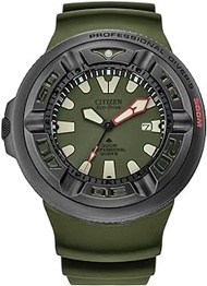 Promaster Dive Eco Drive Watch,Black Stainless Steel Case, Green Polyurethane Strap, 3 Hand (Model:BJ8057-09X), Green, Citizen Promaster Dive Eco Drive Watch, Green, Citizen Promaster Dive Eco