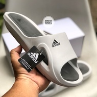 ADIDAS ADICANE WHITE GRAY SLIDE SANDALS