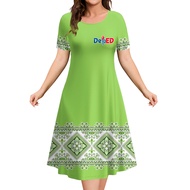 Matatag Dresses Full Sublimation For Women Teachers Day T-Shirt Design Plus Ladies Short Sleeve Dres