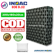 [ 200 x 180 x 20 ] Kasur Inoac Eoe D32  No 1 Tebal 20 cm Garansi 20 Tahun Kualitas Export / Kasur Inoac Mewah / Kasur Inoac Busa Premium EOE D32 Uk 200 x 180 x 20 cm Garansi 20 Tahun Murah