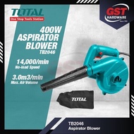 TOTAL Corded Aspirator Blower TB2046 400W Air Leaf Dust Blower Angin Elektrik