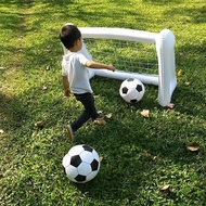 [yiodusi] Kids Soccer Goal Post Set PVC Mini Soccer Ball Folding Goal Net for Child Backyard Footbal