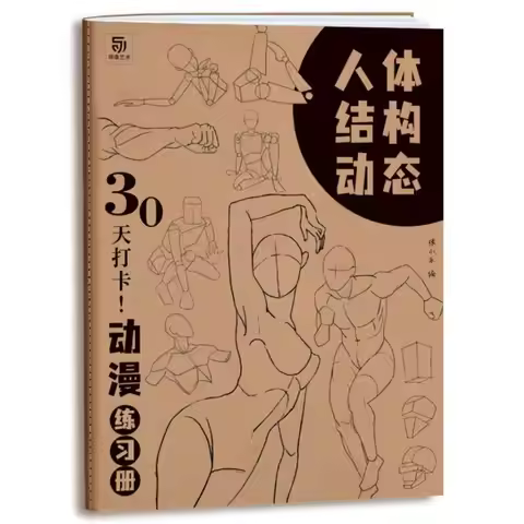 Book Human Body Structure Art Copy Practice Book Art Tracing Sketch Hand Painted Tutorial Books Line