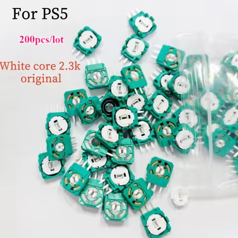 200pcs Original Analog Joystick 2.3K Ohm Potentiometer Replacement for Dualsense PS5 Controller Axis