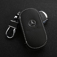 Popular Mercedes-Benz GLA220 glk260 C200L E200L E260L GLK300 Class Genuine Leather Car Key Case Cove